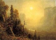 Albert Bierstadt Study_for_Yosemite_Valle oil painting reproduction